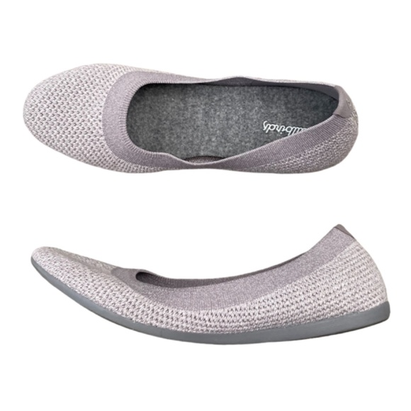 All Birds Tree Breezers Lilac Knit Ballet Flats Size 8.5 - Picture 2 of 9